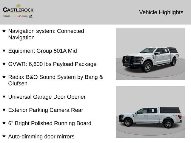Used 2022 Ford F150 Lariat w/ Equipment Group 501A Mid AWD/4WD image 2