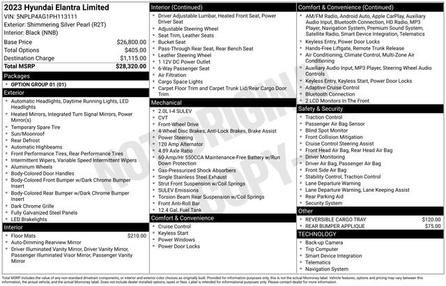 Certified 2023 Hyundai Elantra Limited image 13