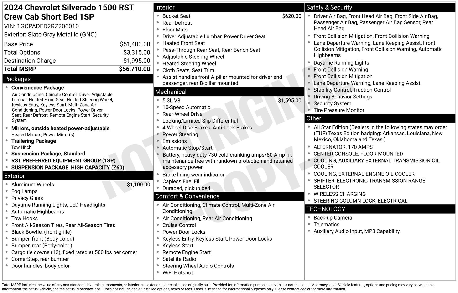 Used 2024 Chevrolet Silverado 1500 RST RWD image 19