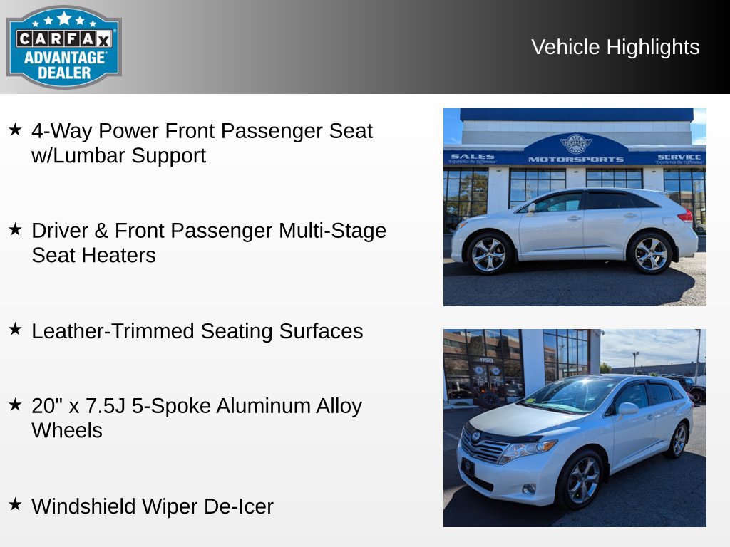 Used 2011 Toyota Venza AWD w/ Premium Pkg #2 image 12