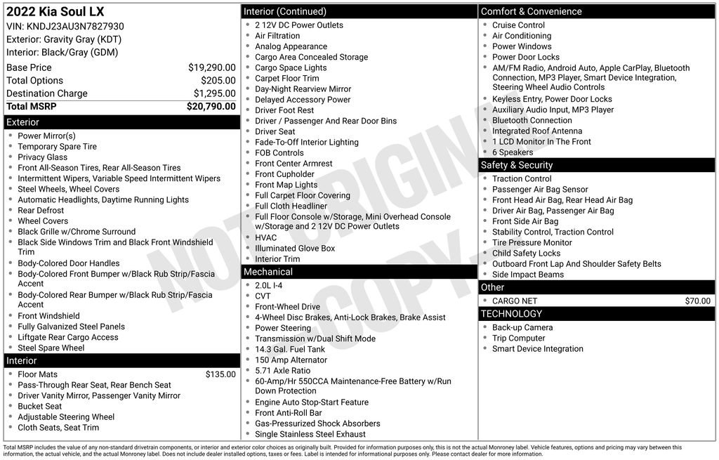 Used 2022 Kia Soul LX image 2