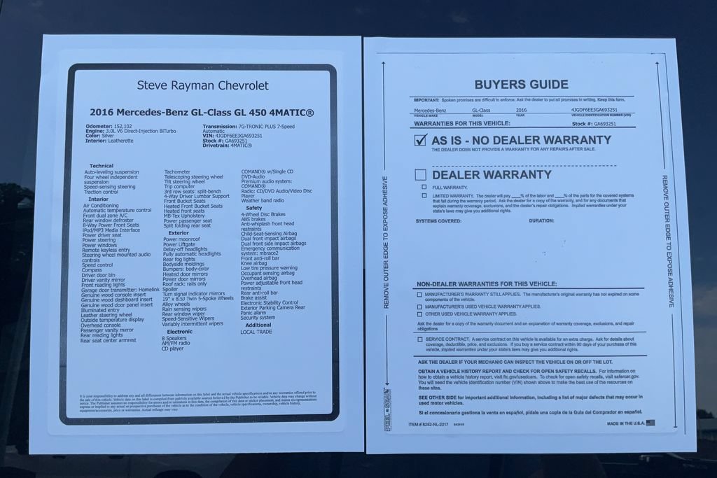 Used 2016 Mercedes-Benz GL 450 4MATIC image 24