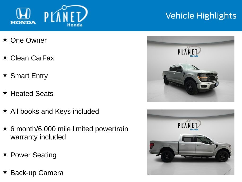 Used 2024 Ford F150 XLT w/ Equipment Group 302A MID AWD/4WD image 4