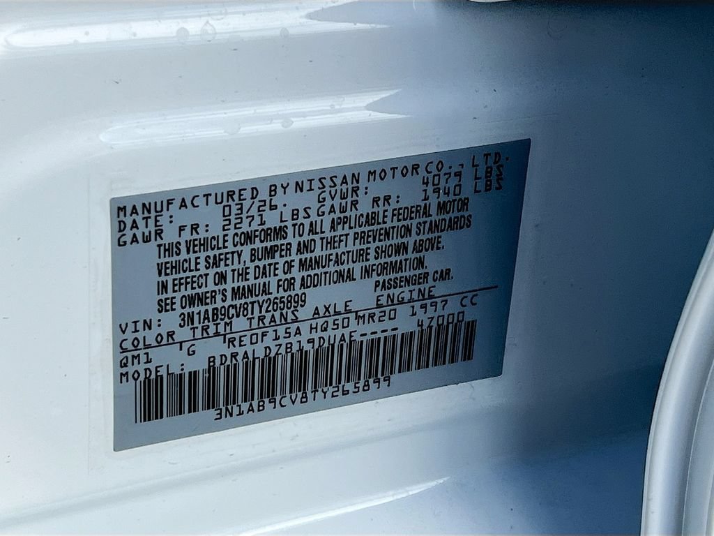New 2026 Nissan Sentra SV w/ SV Convenience Package FWD image 30