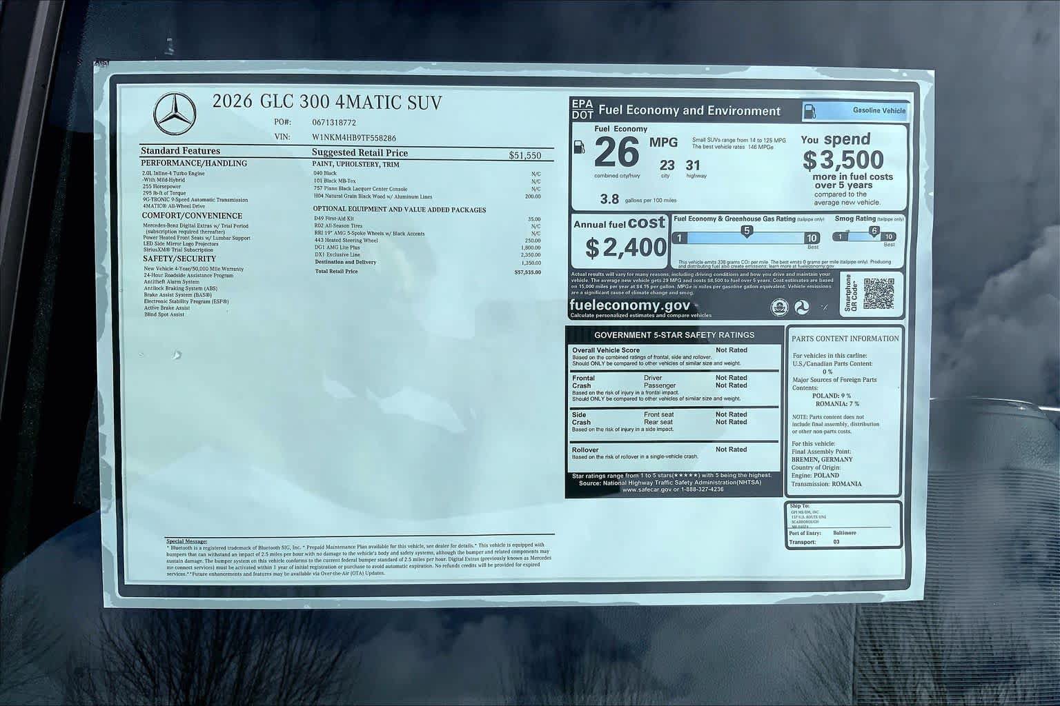 Certified 2026 Mercedes-Benz GLC 300 4MATIC image 26