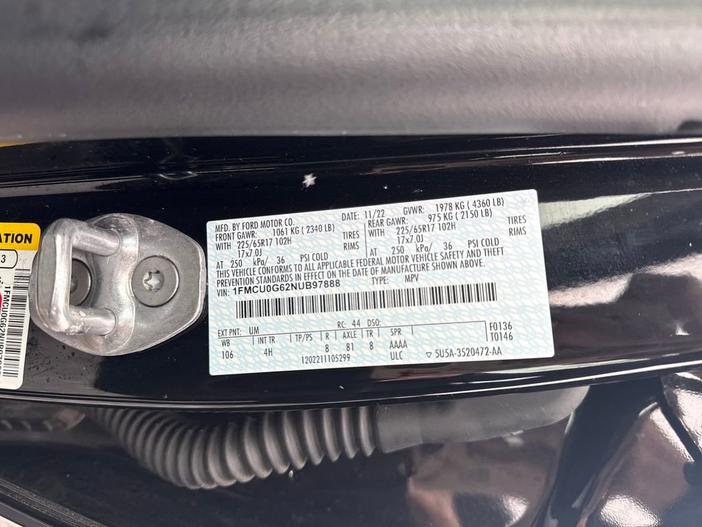 Used 2022 Ford Escape SE w/ Convenience Package image 31