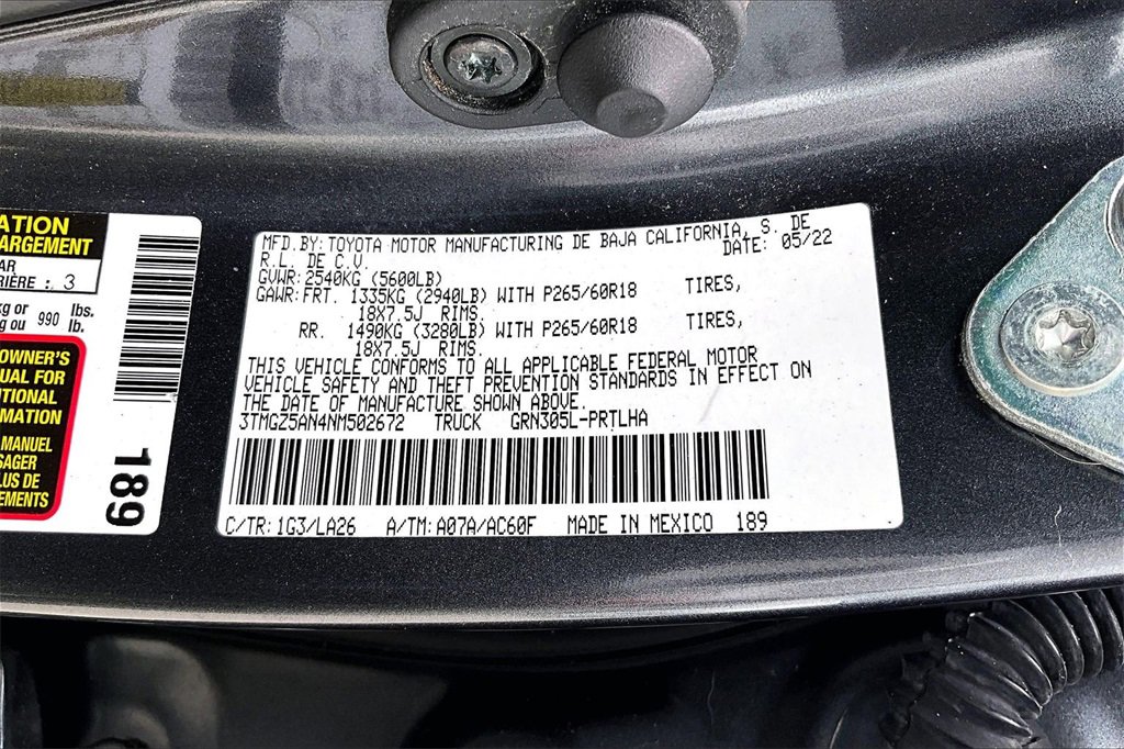 Used 2022 Toyota Tacoma Limited image 20