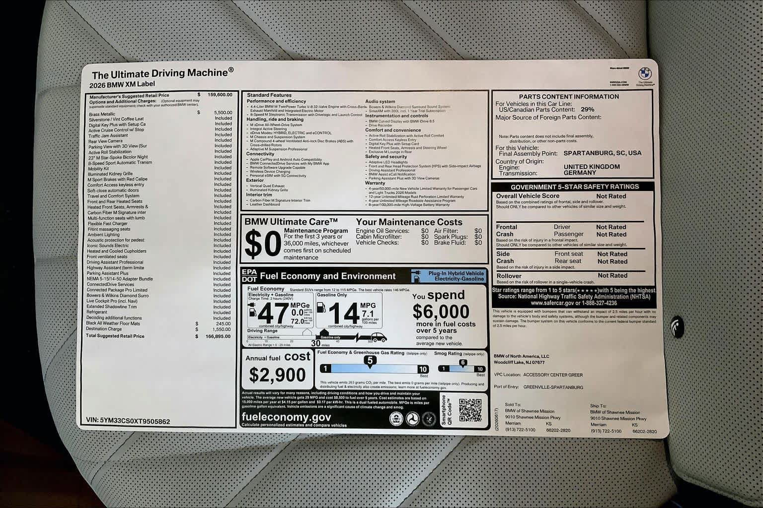 New 2026 BMW XM Label Red AWD/4WD image 22