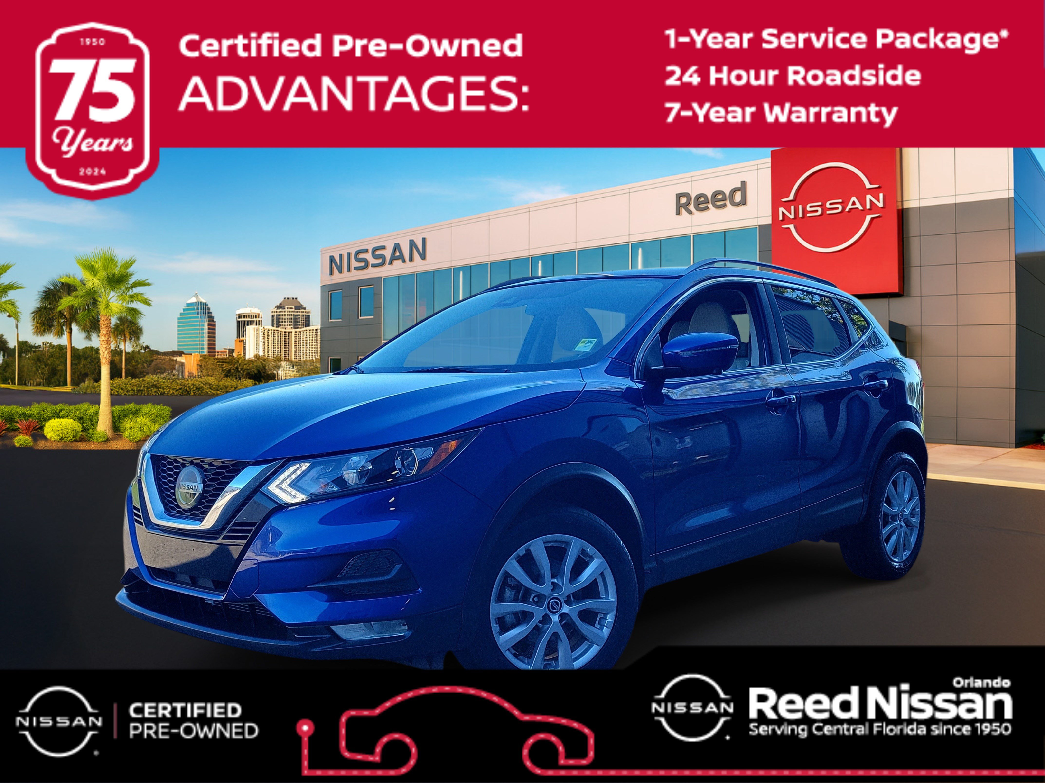 Certified 2021 Nissan Rogue Sport SV w/ Technology Package