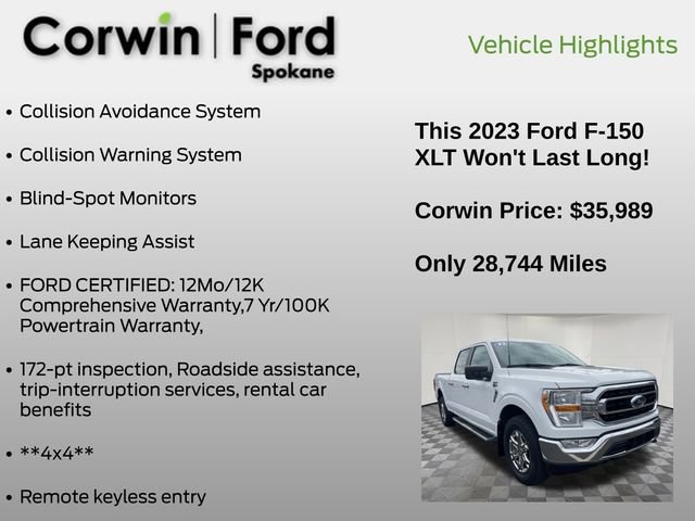 Used 2023 Ford F150 XLT w/ XTR Package image 7