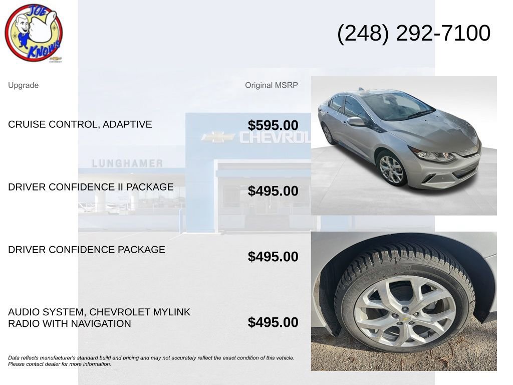 Used 2018 Chevrolet Volt Premier w/ Driver Confidence Package image 5