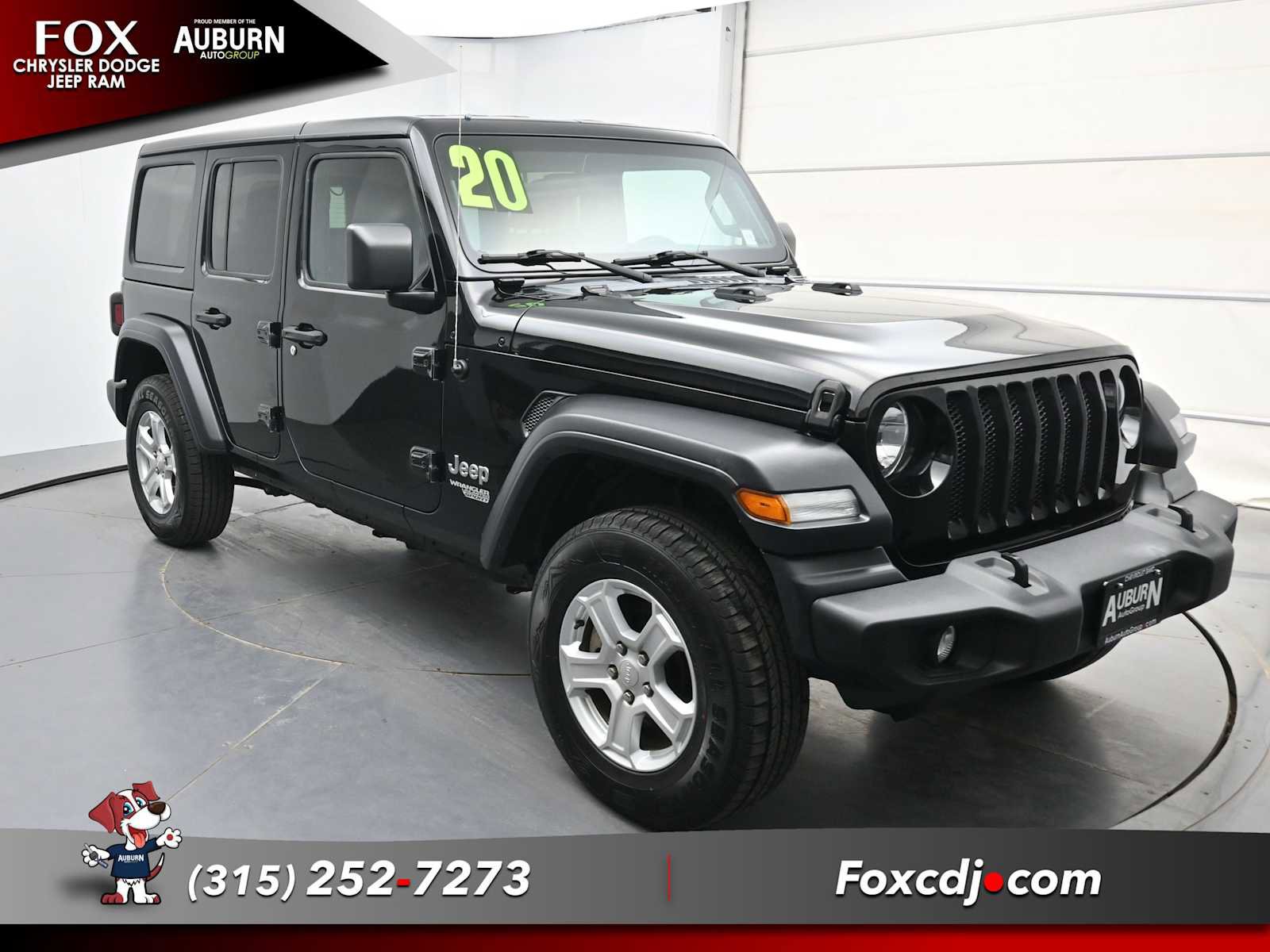 Used 2020 Jeep Wrangler Unlimited Sport S AWD/4WD image 2