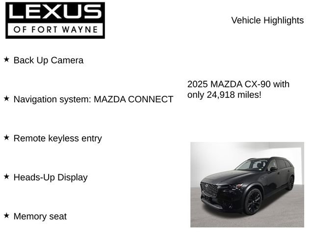 Used 2025 MAZDA CX-90 3.3 Turbo w/ Premium Sport Pkg AWD/4WD image 7