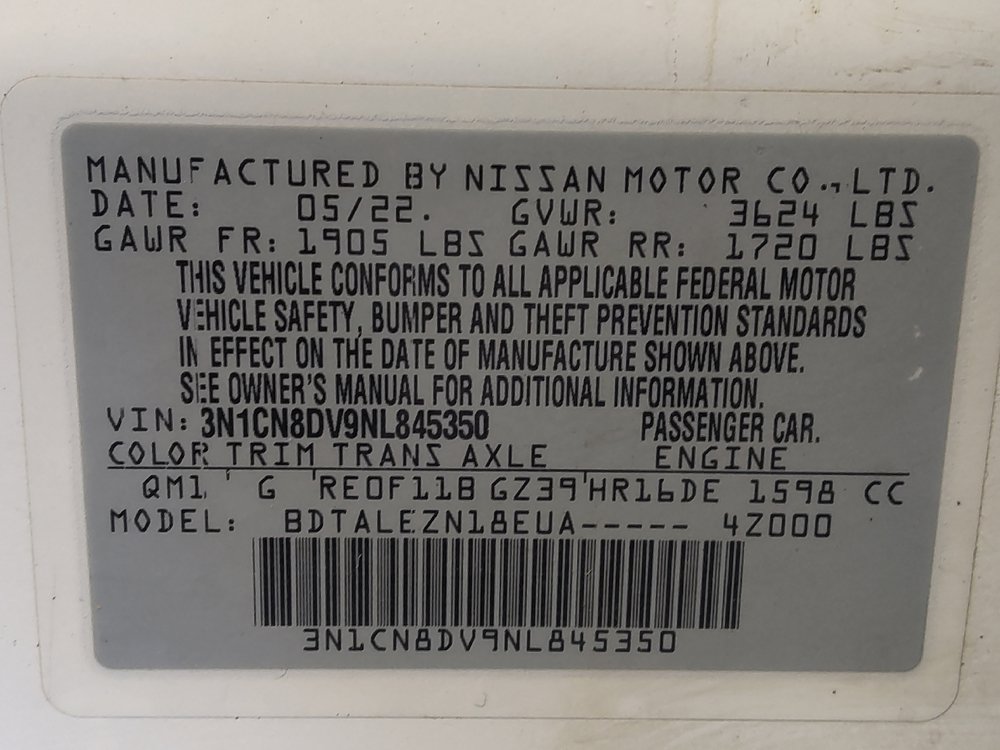 Used 2022 Nissan Versa S FWD image 33