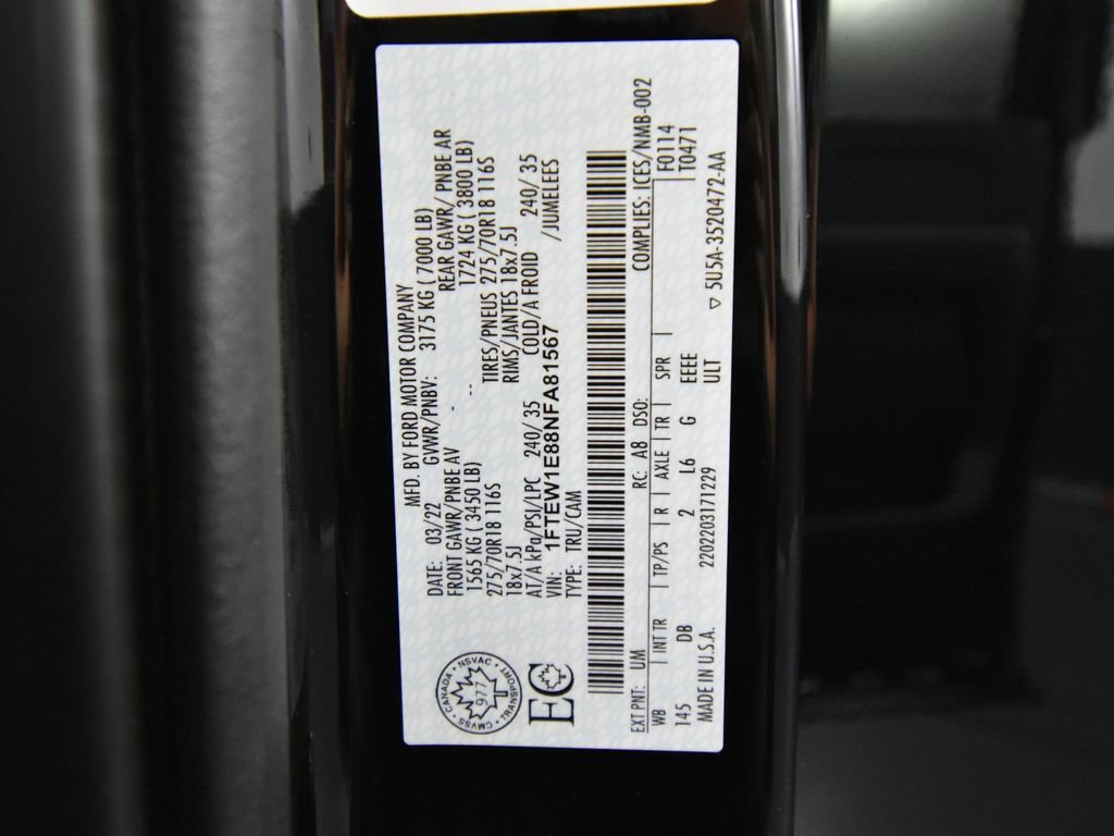 Used 2022 Ford F150 Tremor image 57