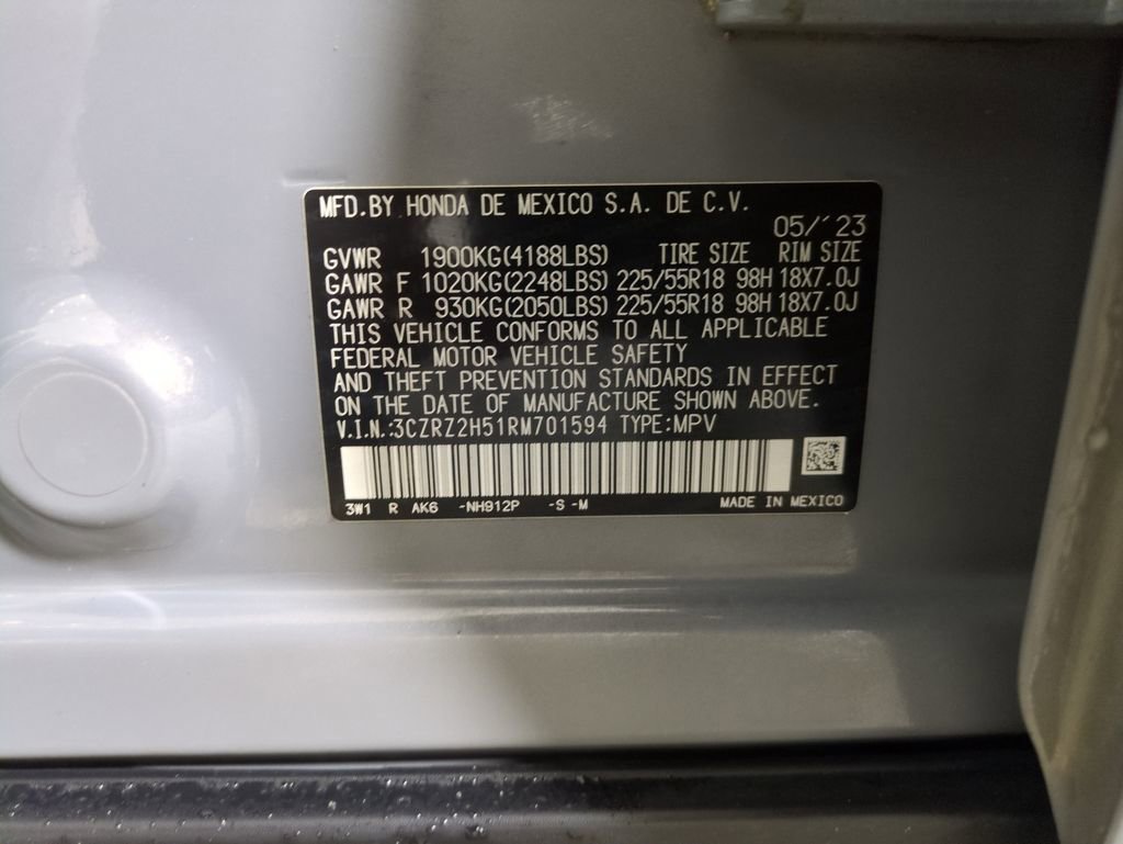 Certified 2024 Honda HR-V Sport image 32