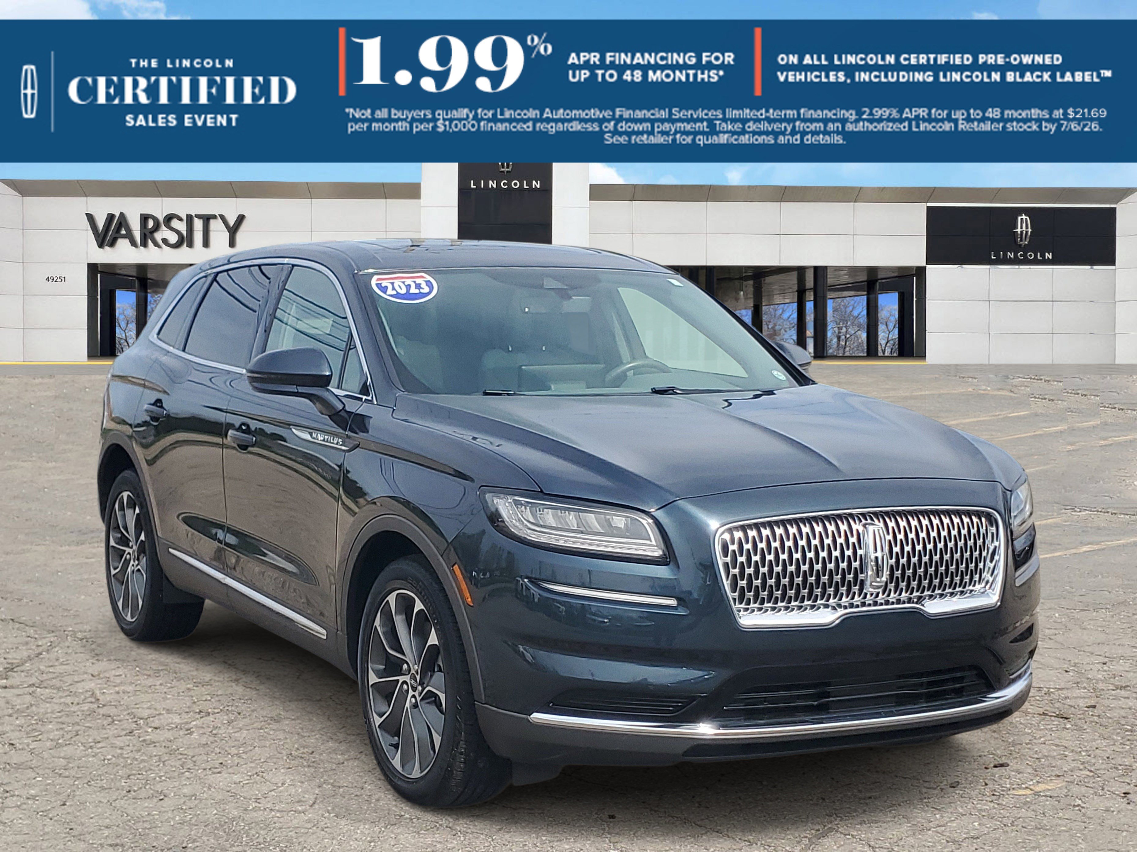 Certified 2023 Lincoln Nautilus Reserve
