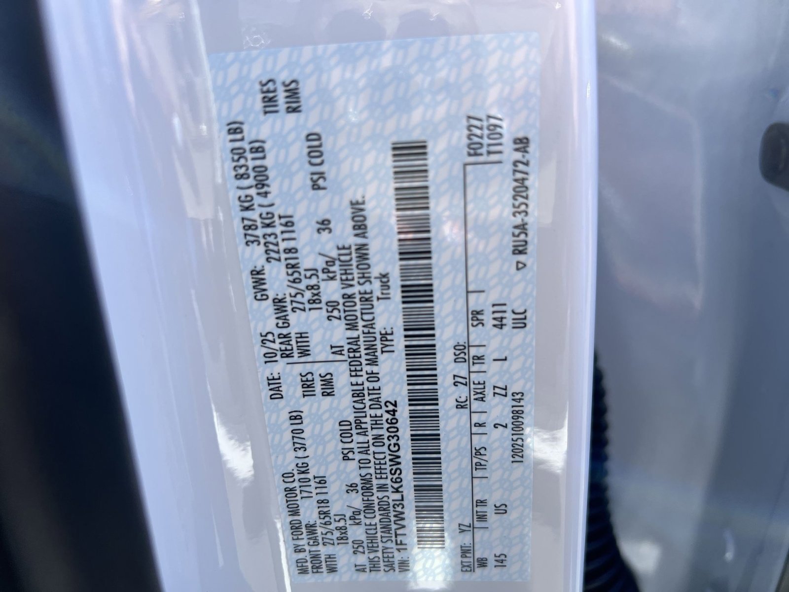 New 2025 Ford F150 Lightning XLT image 28