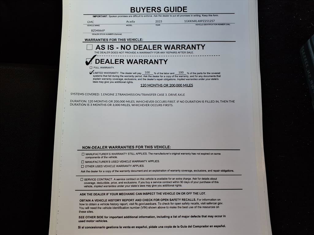 Used 2023 GMC Acadia SLE w/ Driver Convenience Package image 38