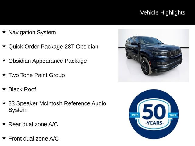 Certified 2024 Jeep Grand Wagoneer L Series II w/ Quick Order Packagew 28T AWD/4WD image 8
