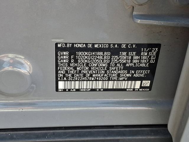 Certified 2024 Honda HR-V Sport image 27