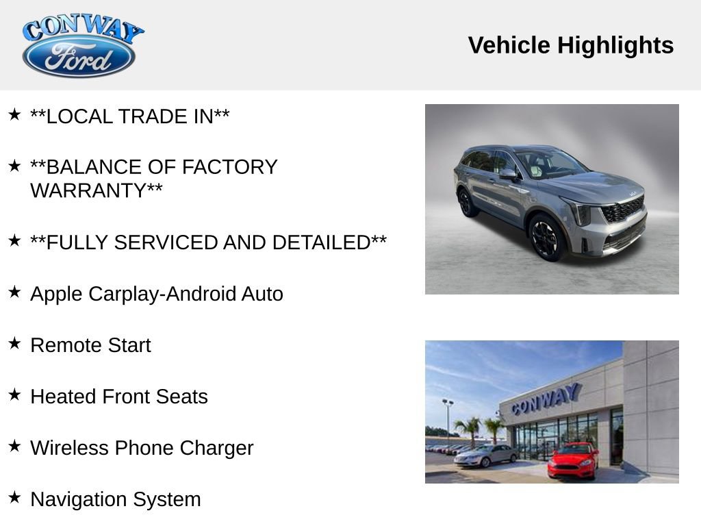 Used 2025 Kia Sorento S w/ Panoramic Sunroof Package image 8