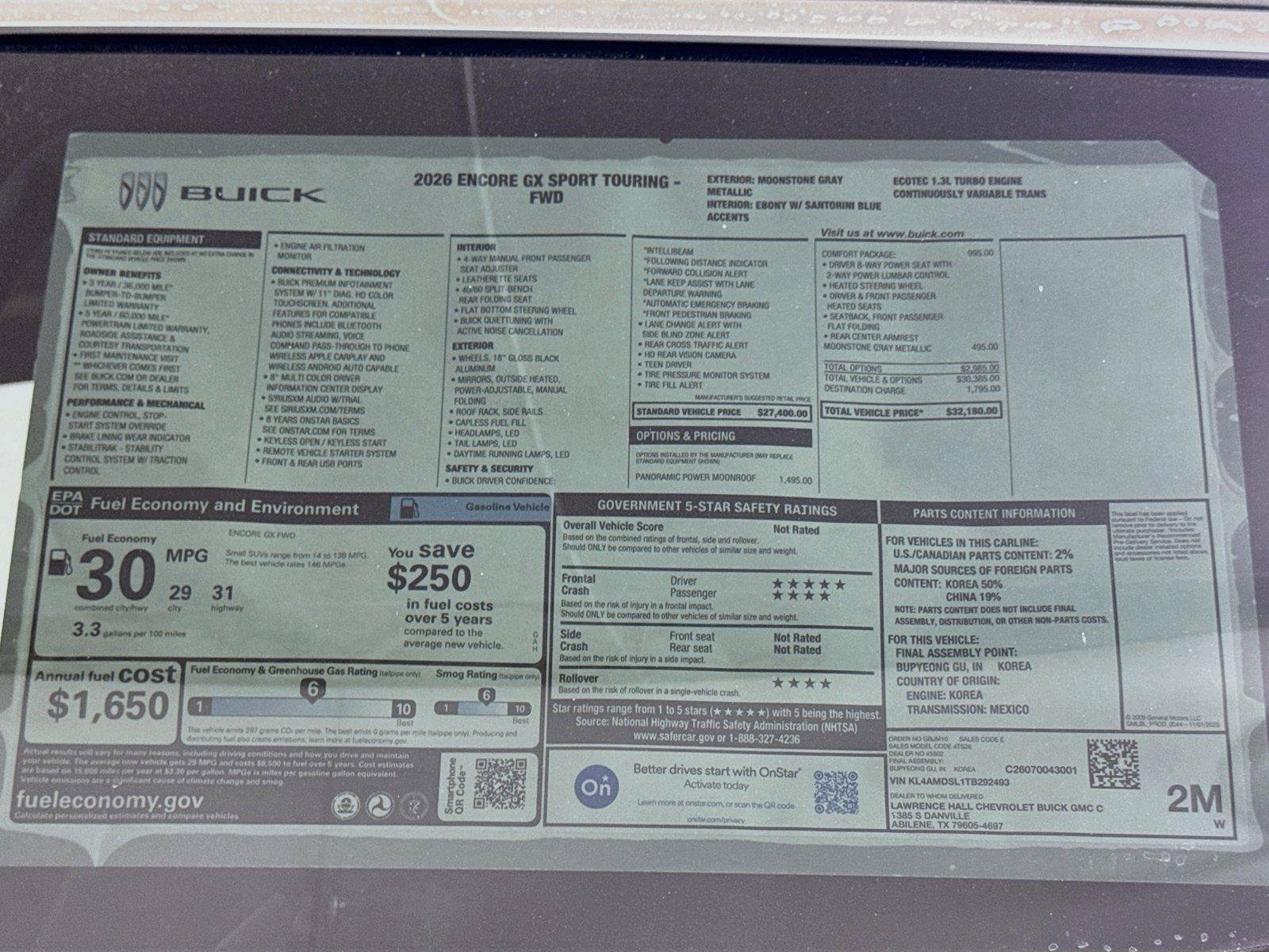 New 2026 Buick Encore GX Sport Touring w/ Comfort Package FWD image 19