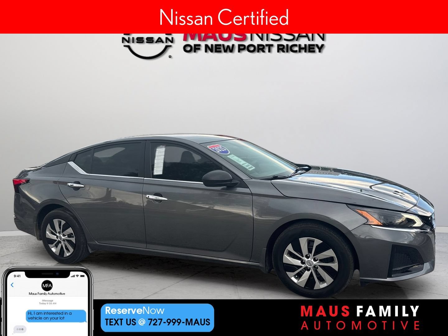 Certified 2025 Nissan Altima 2.5 S FWD image 1