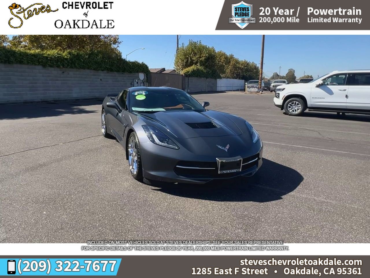 Certified 2014 Chevrolet Corvette Stingray Coupe w/ 3LT Preferred Equipment Group RWD image 3