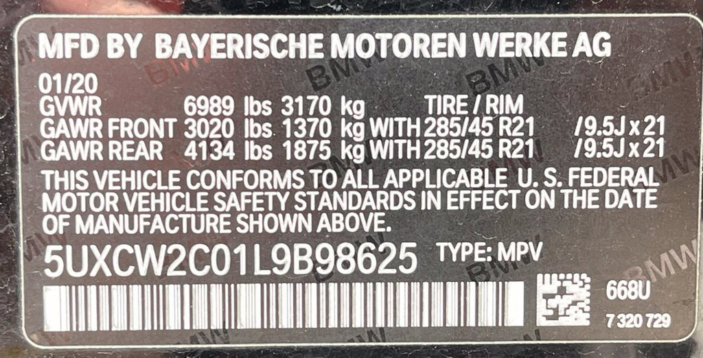 Used 2020 BMW X7 xDrive40i w/ Cold Weather Package AWD/4WD image 47