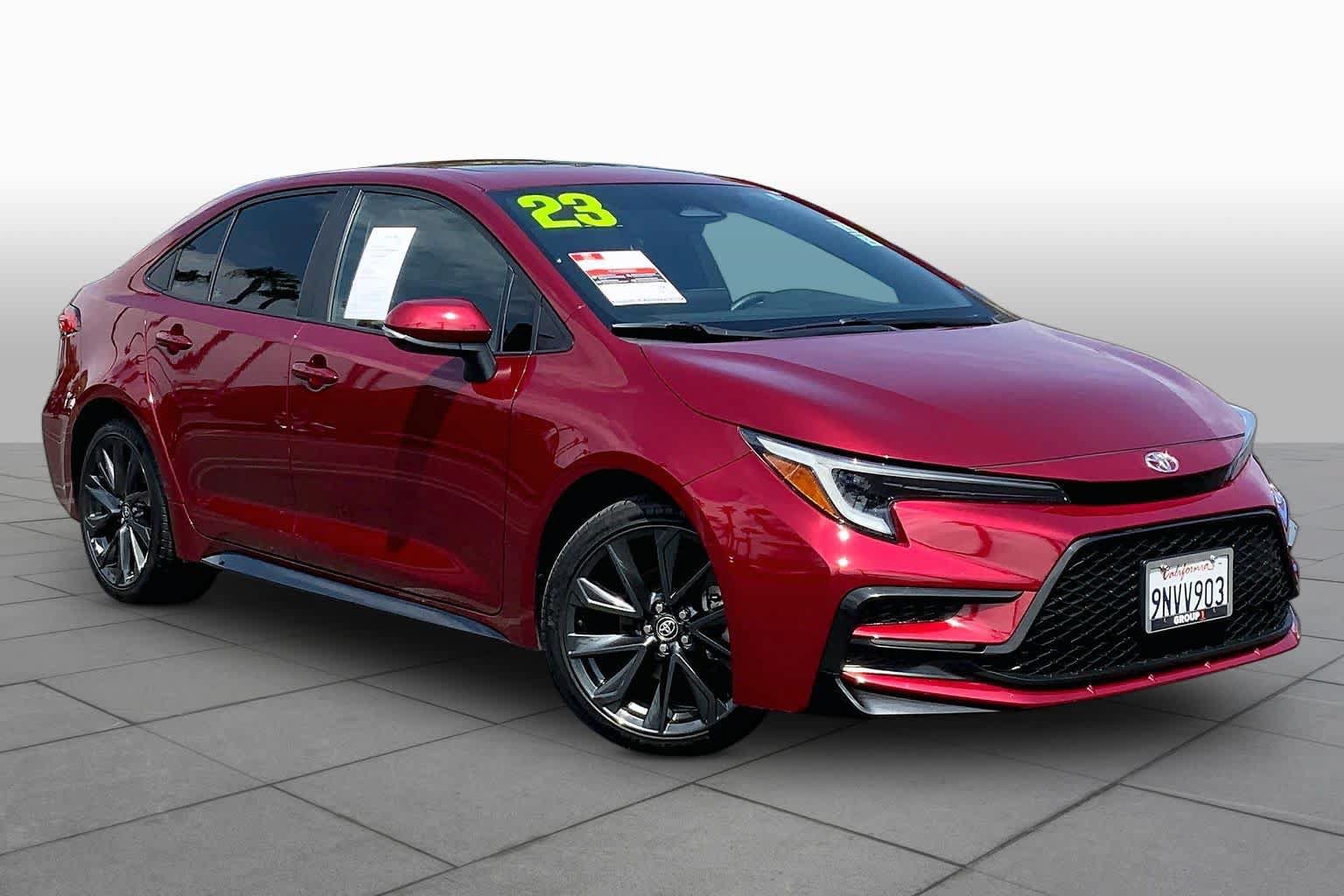 Certified 2023 Toyota Corolla SE w/ SE Premium Package FWD image 2