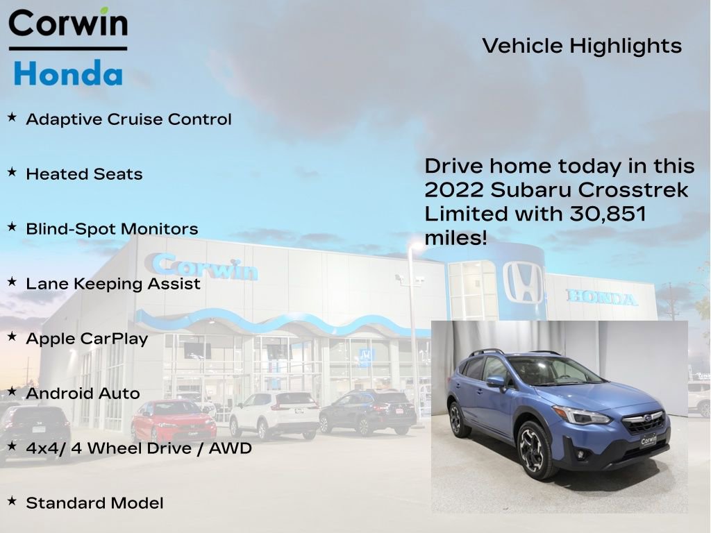 Used 2022 Subaru Crosstrek 2.5i Limited AWD/4WD image 6
