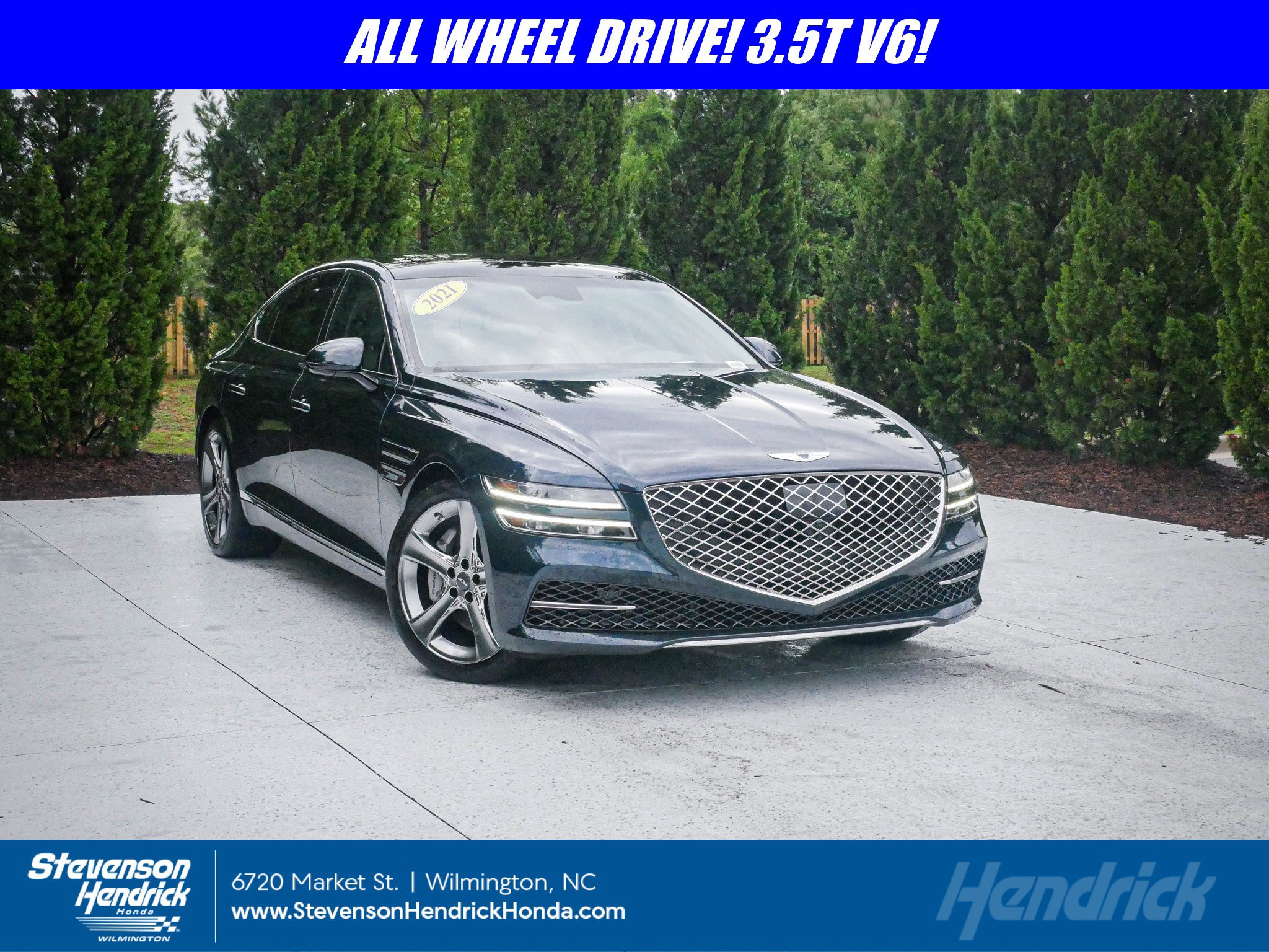 Used 2021 Genesis G80 3.5T w/ Prestige Package AWD/4WD image 1