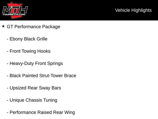Used 2024 Ford Mustang GT w/ GT Performance Package RWD image 10