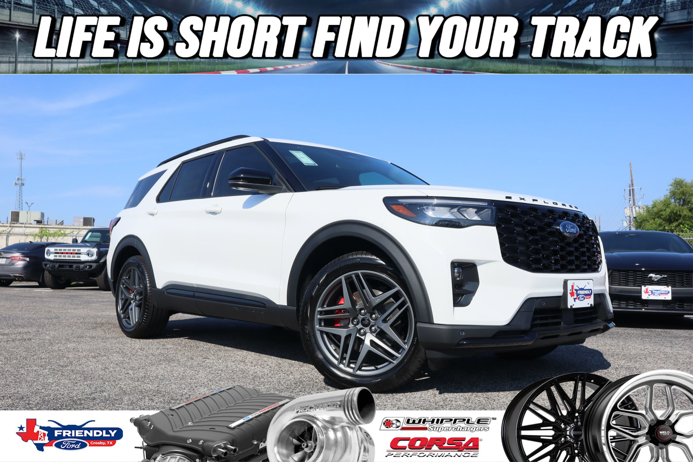 New 2025 Ford Explorer ST w/ Sun And Sound Package