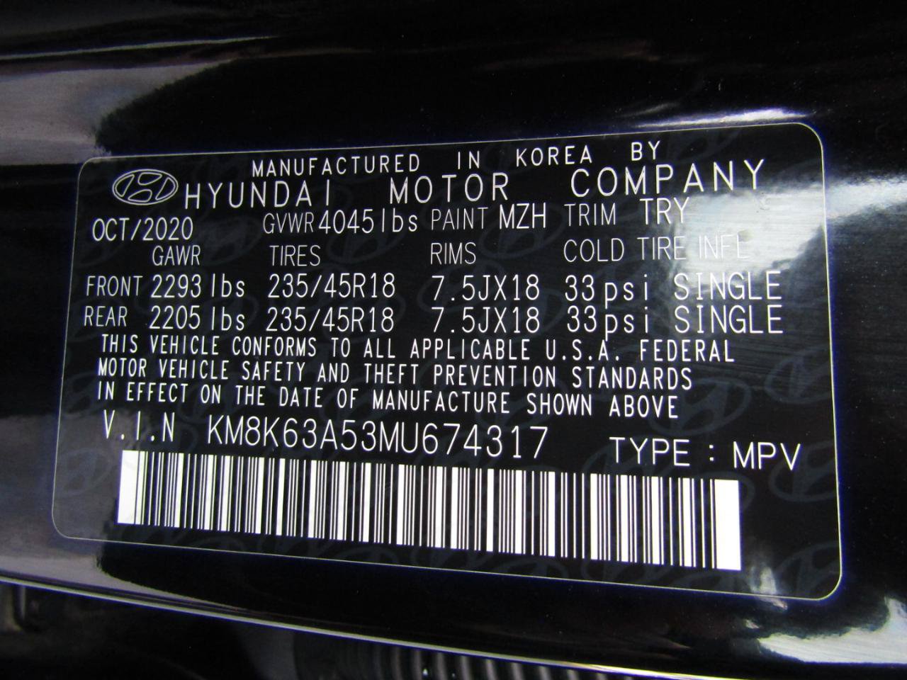 Used 2021 Hyundai Kona Night w/ Cargo Package FWD image 26