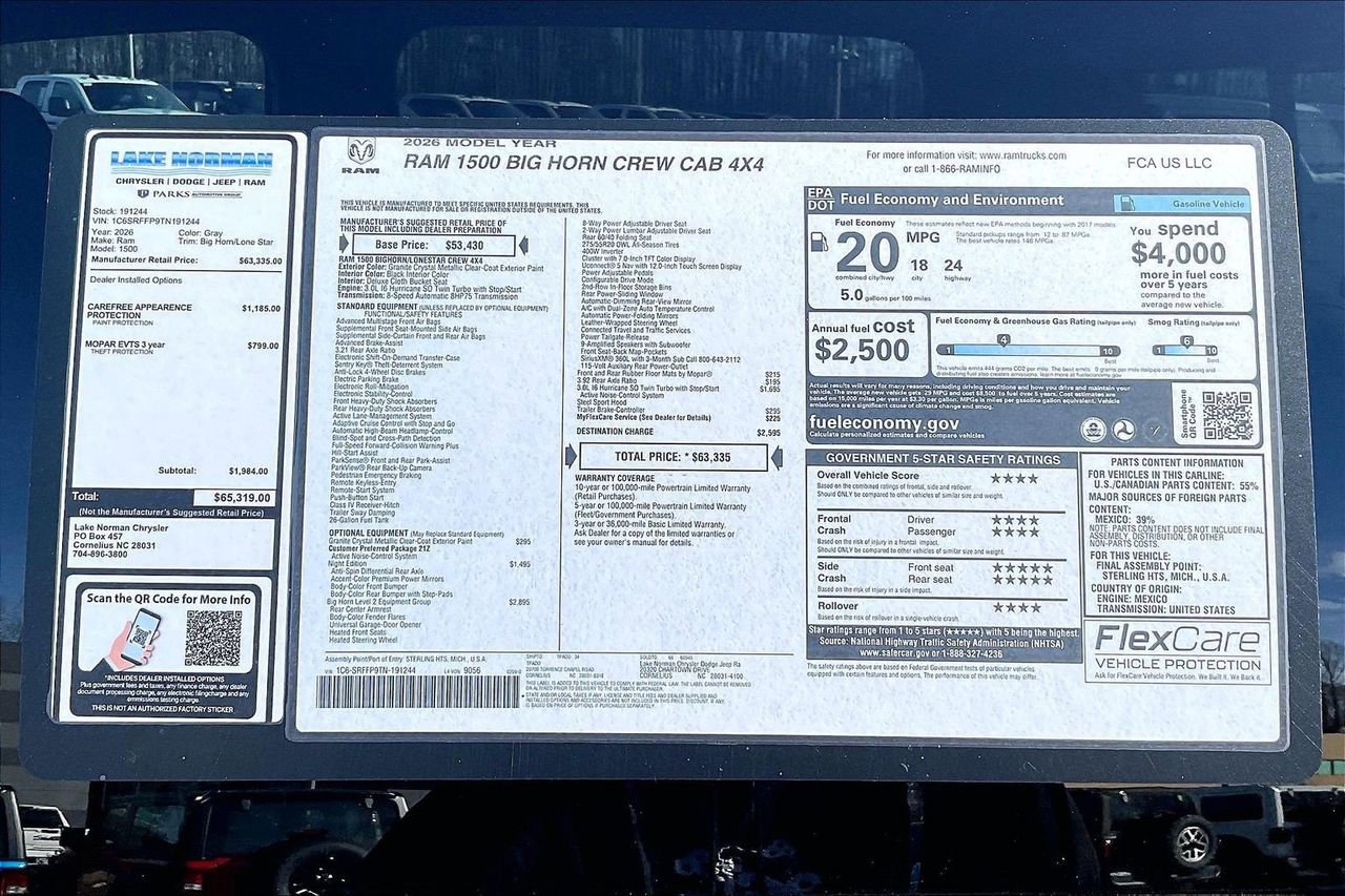 New 2026 RAM 1500 Big Horn image 38