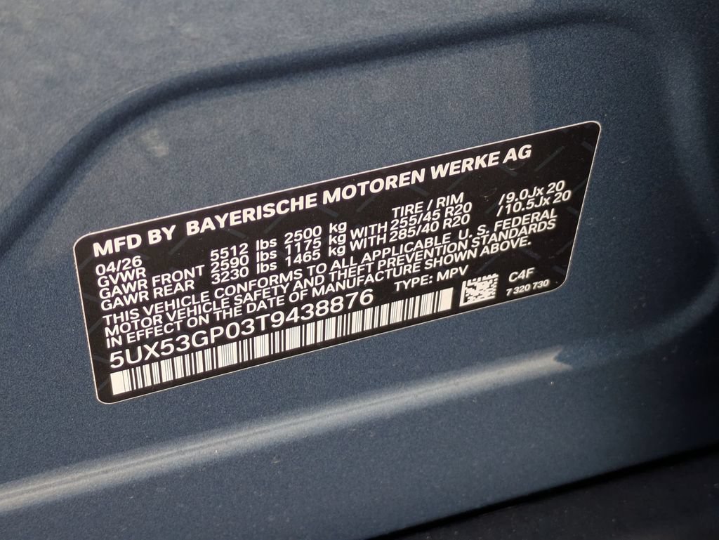 New 2026 BMW X3 xDrive30 AWD/4WD image 24