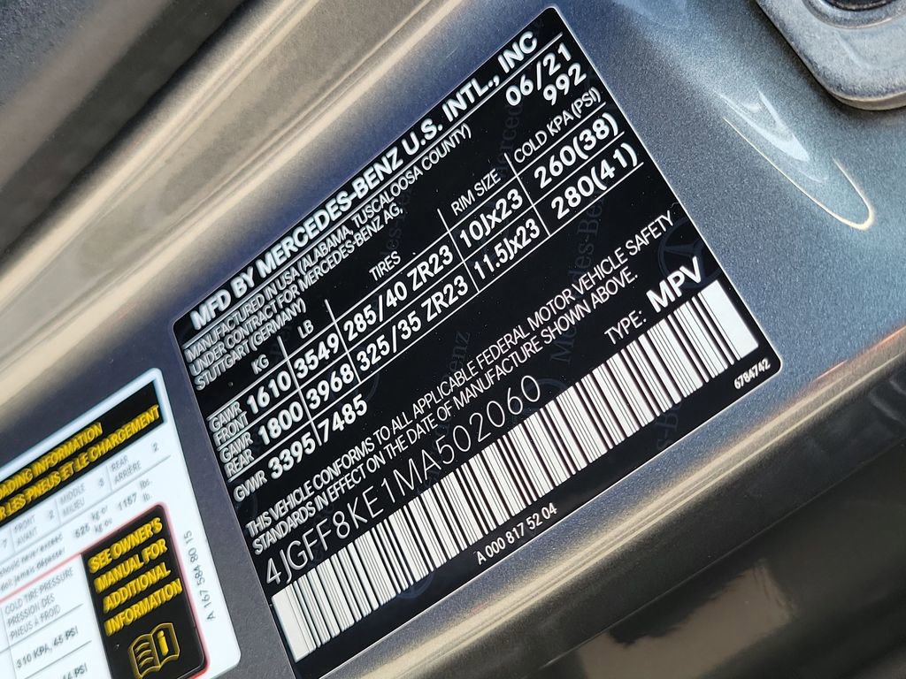 Used 2021 Mercedes-Benz GLS 63 AMG 4MATIC image 35
