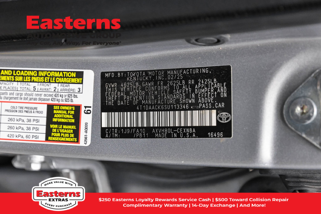 Used 2025 Toyota Camry LE w/ Convenience Package FWD image 36