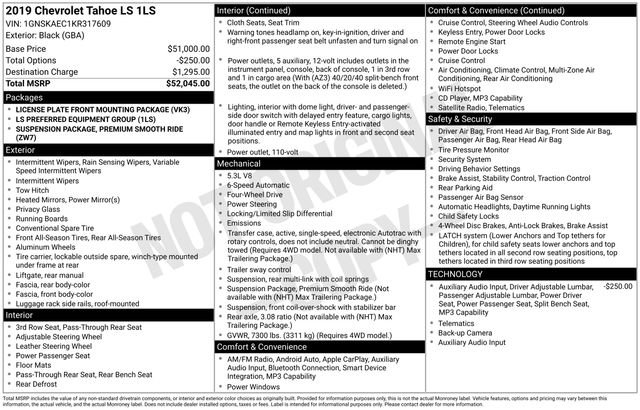 Used 2019 Chevrolet Tahoe LS image 34