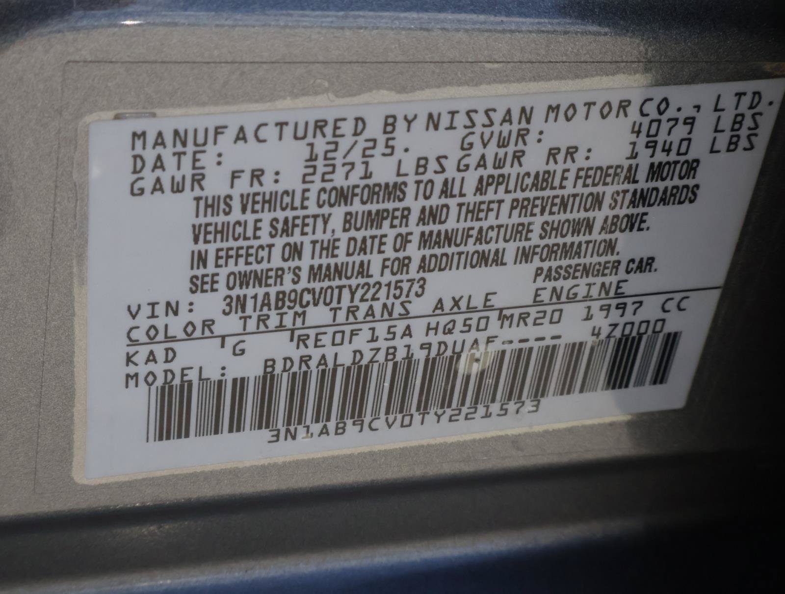Used 2026 Nissan Sentra SV w/ SV Convenience Package FWD image 21