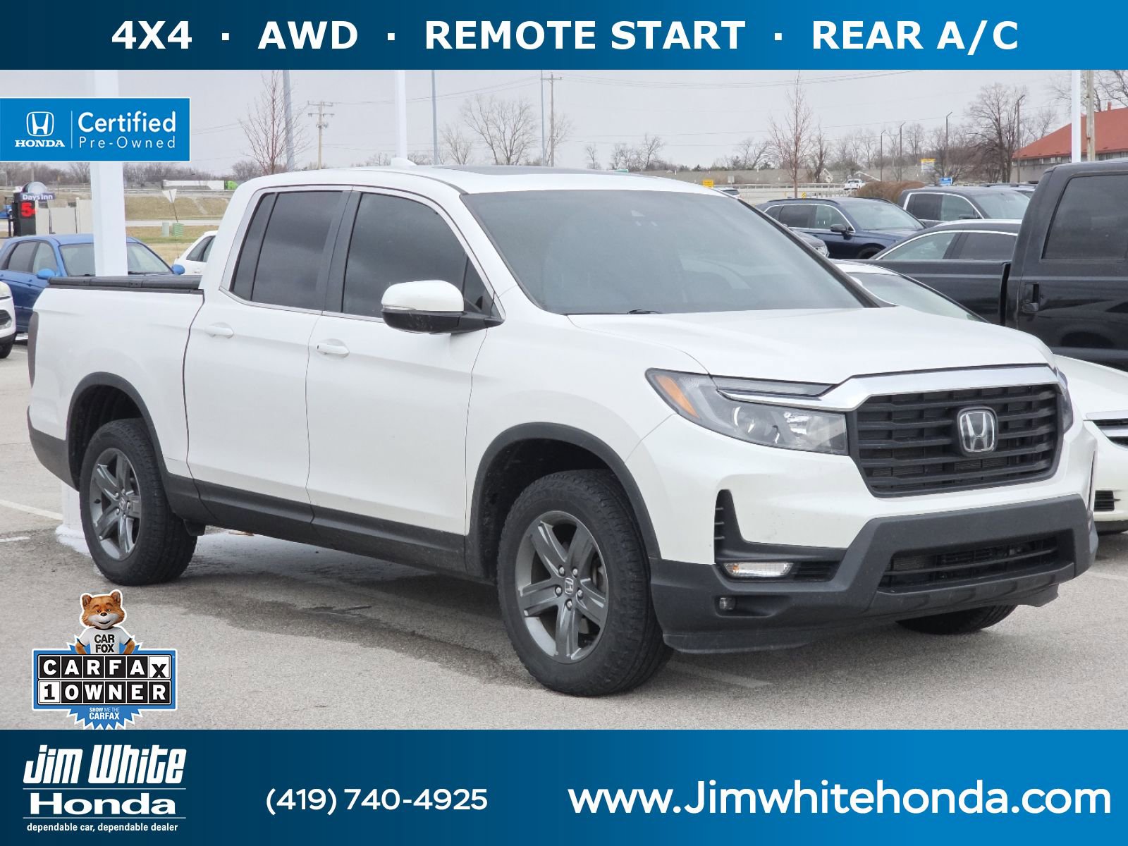 Certified 2023 Honda Ridgeline RTL