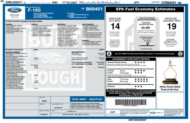 Used 2012 Ford F150 XLT w/ XLT Chrome Pkg AWD/4WD image 26