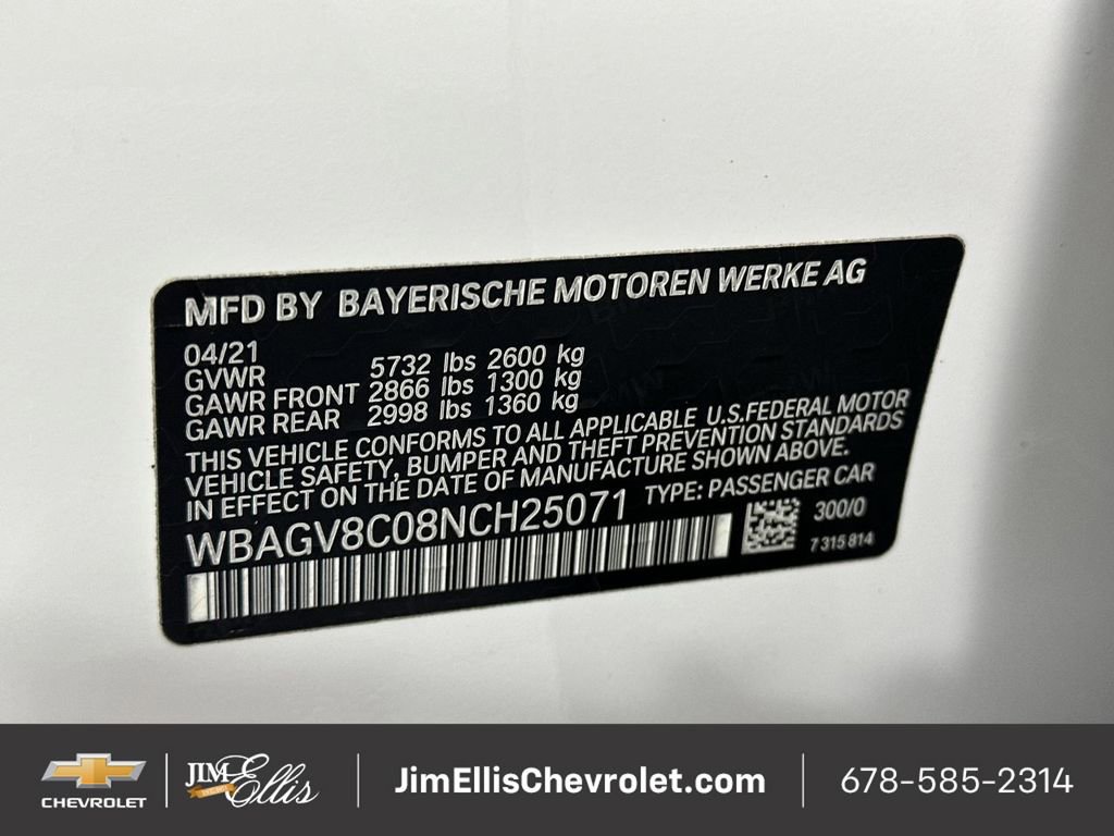 Used 2022 BMW M850i Gran Coupe xDrive image 36