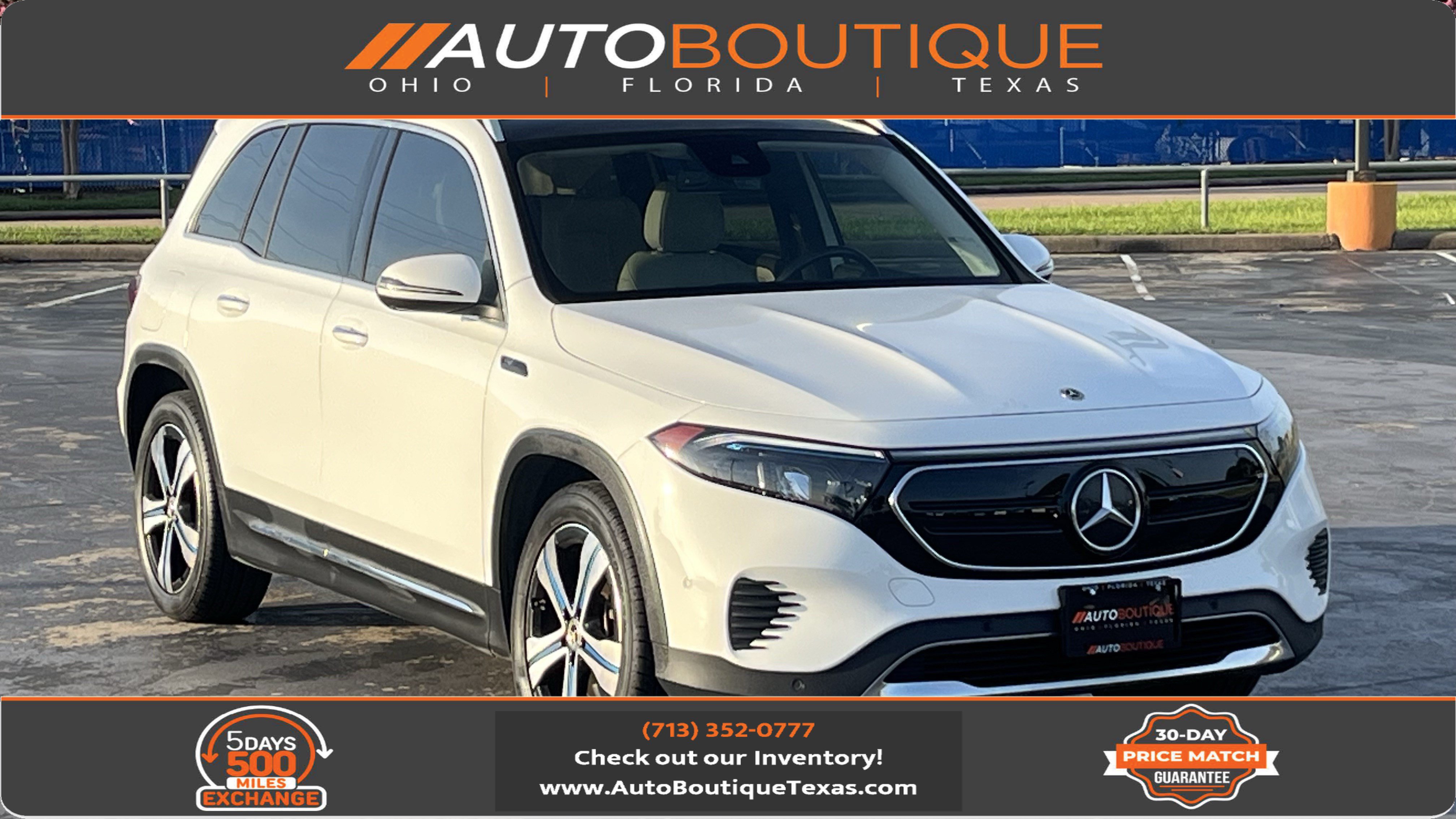 Used 2022 Mercedes-Benz EQB 300 4MATIC w/ Exclusive Package image 1