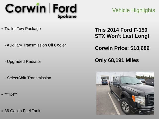 Used 2014 Ford F150 STX w/ Equipment Group 201A Mid image 6