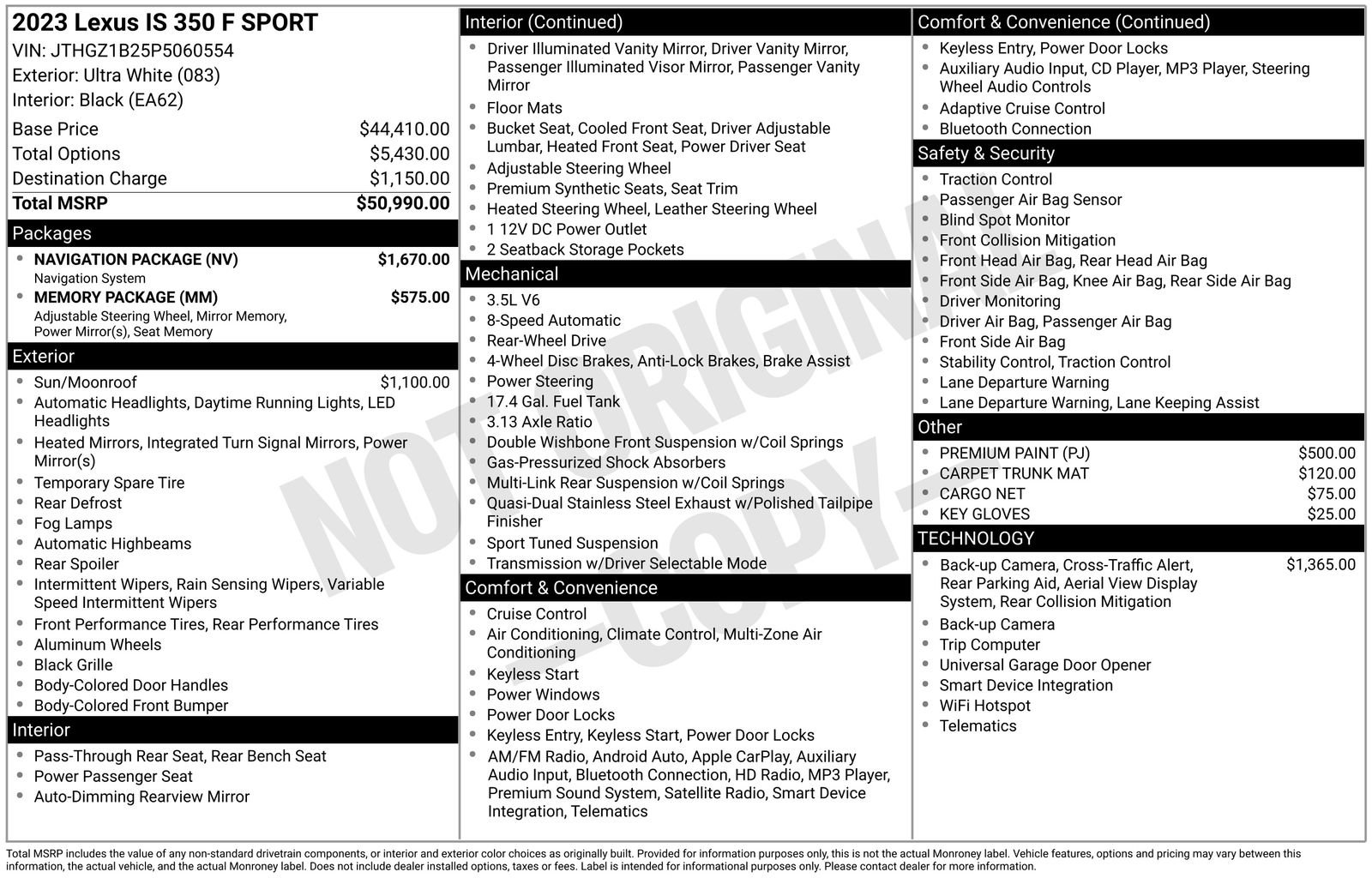 Used 2023 Lexus IS 350 F Sport w/ Navigation Package image 41