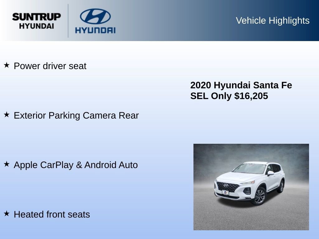 Used 2020 Hyundai Santa Fe SEL w/ Convenience Package image 16