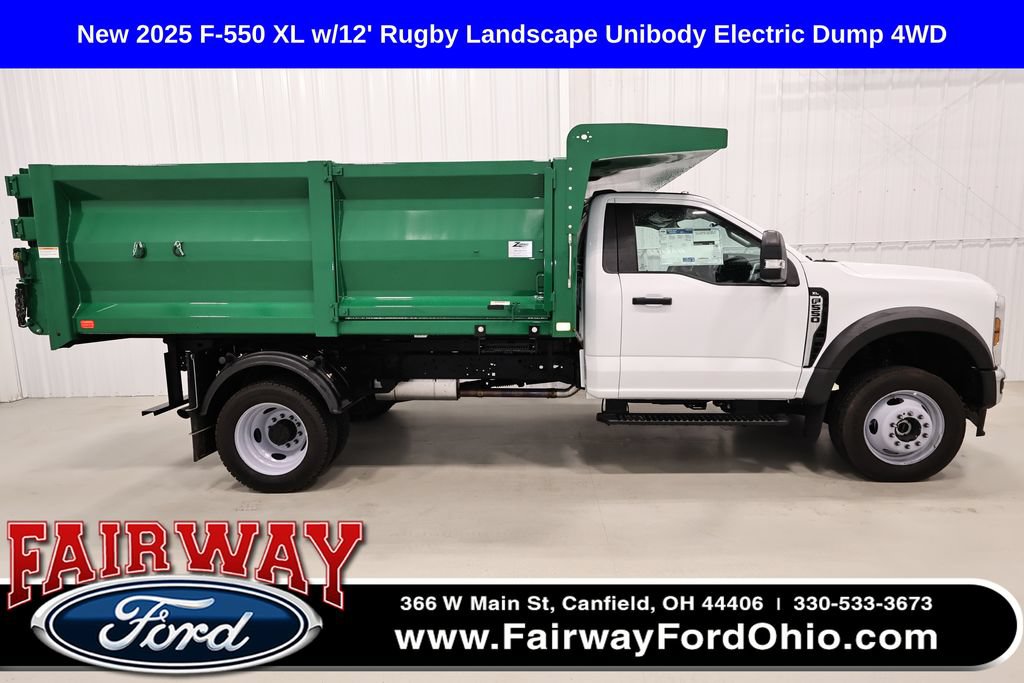New 2025 Ford F550 4x4 Regular Cab Super Duty w/ XL Chrome Package